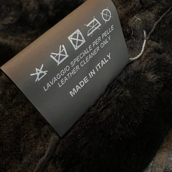 EMPRESA Italian Shearling Leather Jacket - Picture 10 of 11